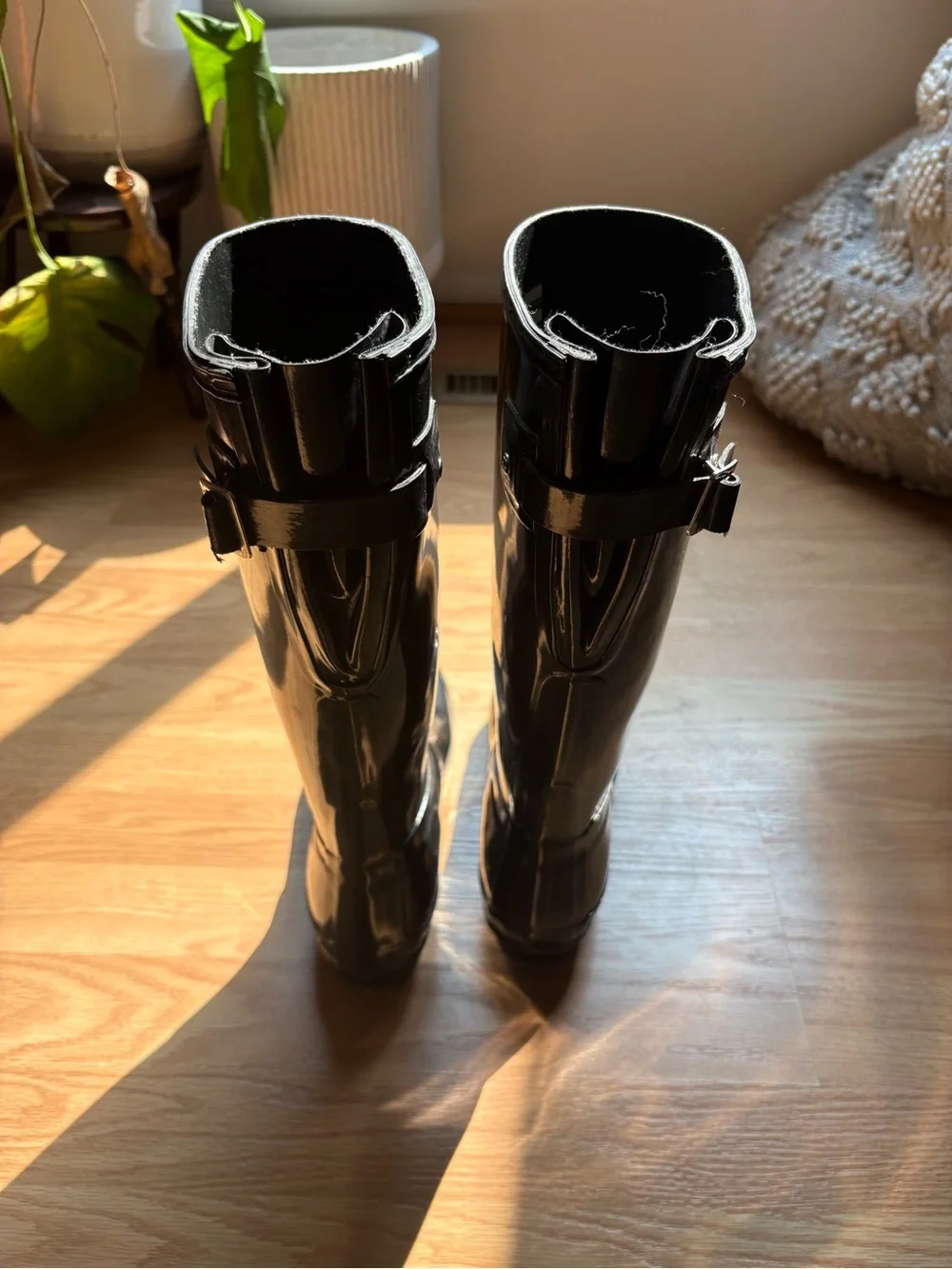 Womens Tall Black Hunter Rain Boots